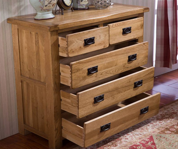 實(shí)木儲(chǔ)物五斗柜