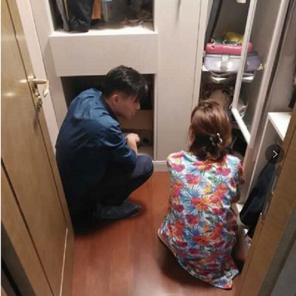 幫客戶整理衣帽間